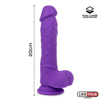 LIKETRUE Realistischer Dildo, Lila